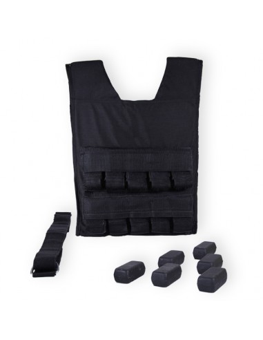 Chaleco Negro Peso 20 Kgs