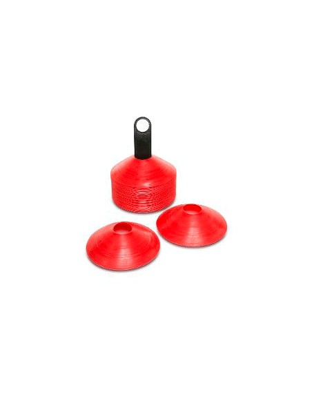 Set 50 mini conos (todos color rojo)