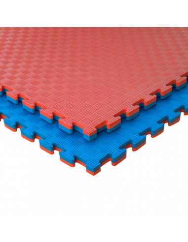 Suelo Puzzle Eva Mat1000x1000x25mm rojo/azul (alta densidad)