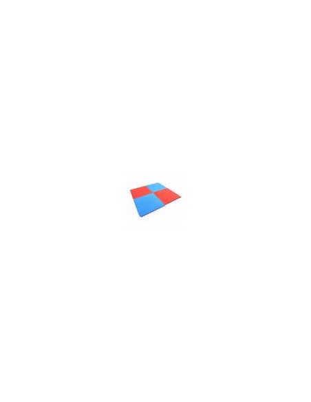 Suelo Puzzle Eva Mat
1000x1000x25mm rojo/azul (baja densidad)