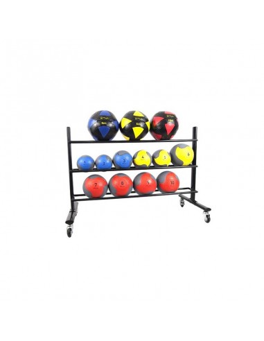 Soporte Wall ball (con ruedas) Capacidad para 12 balones