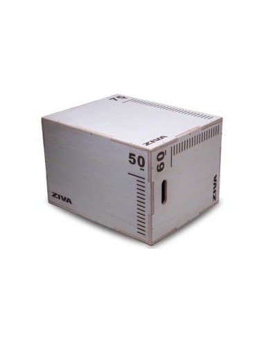 Cajon Pliometricos Madera ZIVA Performance 50x60x75 cms