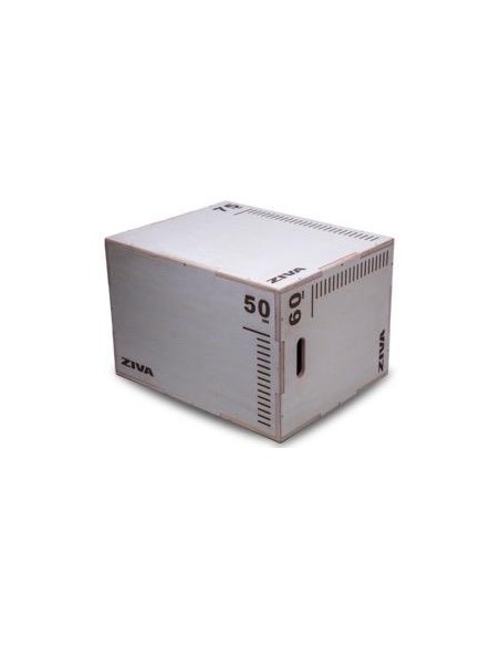 Cajon Pliometricos Madera ZIVA Performance 50x60x75 cms