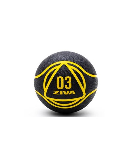 ZIVA Essentials Balón Medicinal (Negro/Amarillo) 6 kg