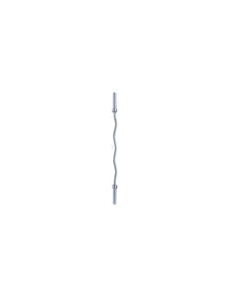 Barra Olimpica Curl ZIVA Essentials 1,2 m Cromada