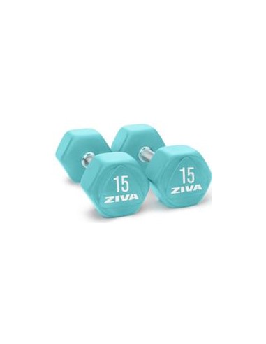ZIVA Chic Hexagon Steel Dumbbell 5 kg (Par)
