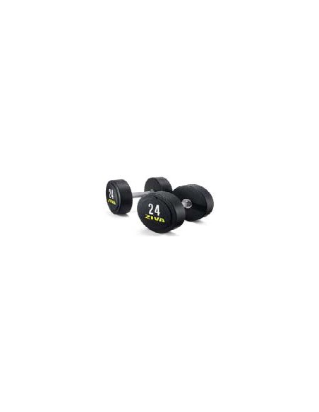 ZVO Solid Steel Urethane Dumbbell 18 kg (par)