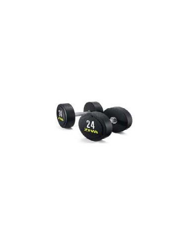 ZVO Solid Steel Urethane Dumbbell 42 kg (par)