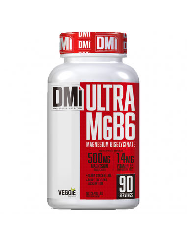 ULTRA - MGB6 (MAG. BISGLYCINATE) 500 MG./CAP - 90 CAPS.