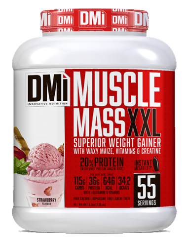 MUSCLE MASS XXL 3.3 KG.FRESA