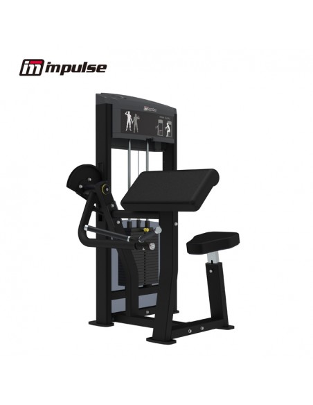 Impulse - Curl de bíceps (Arm curl) - Serie IF93 Selectorizada