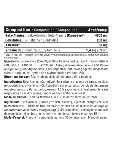 BETA 4000+ (CarnoSyn® + AstraGin®) - 100 tab