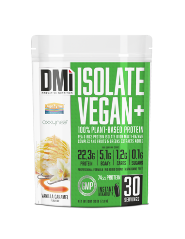 ISOLATE VEGAN+ (Con Oxxynea® + DigeZyme®) Vainilla Caramelo - 900 g