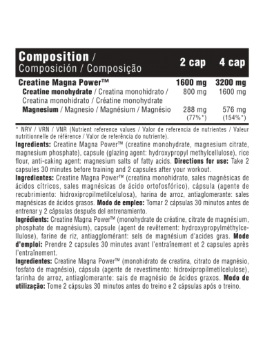 CREA MAGNA (Creatine Magna Power®) - 100 cap