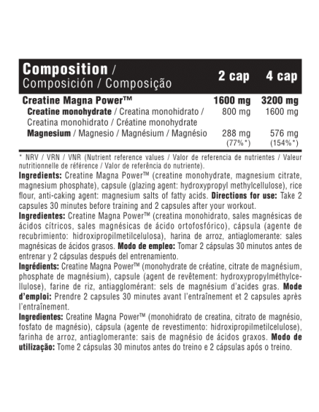 CREA MAGNA (Creatine Magna Power®) - 100 cap