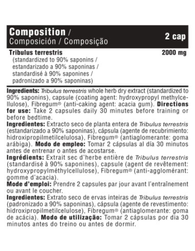 TRIBU 2000 (90% saponins - 1000 mg/cap) - 90 cap