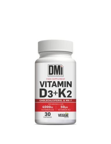 VITAMIN D3 + K2 (4000 IU Vitamin D + 50 µg Vitamin K / cap) - 30 cap
