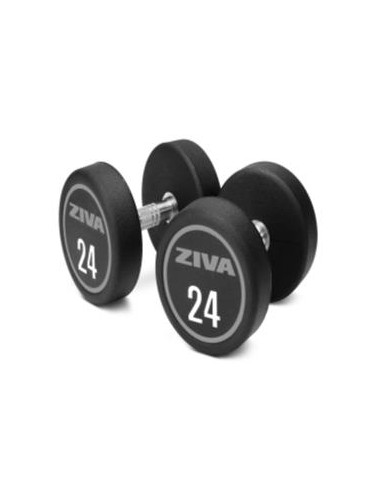 Mancuerna XP RPU (Negro/Gris) ZIVA - 10 kgs (par)