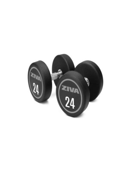 Mancuerna XP RPU (Negro/Gris) ZIVA - 32,5 kgs (par)